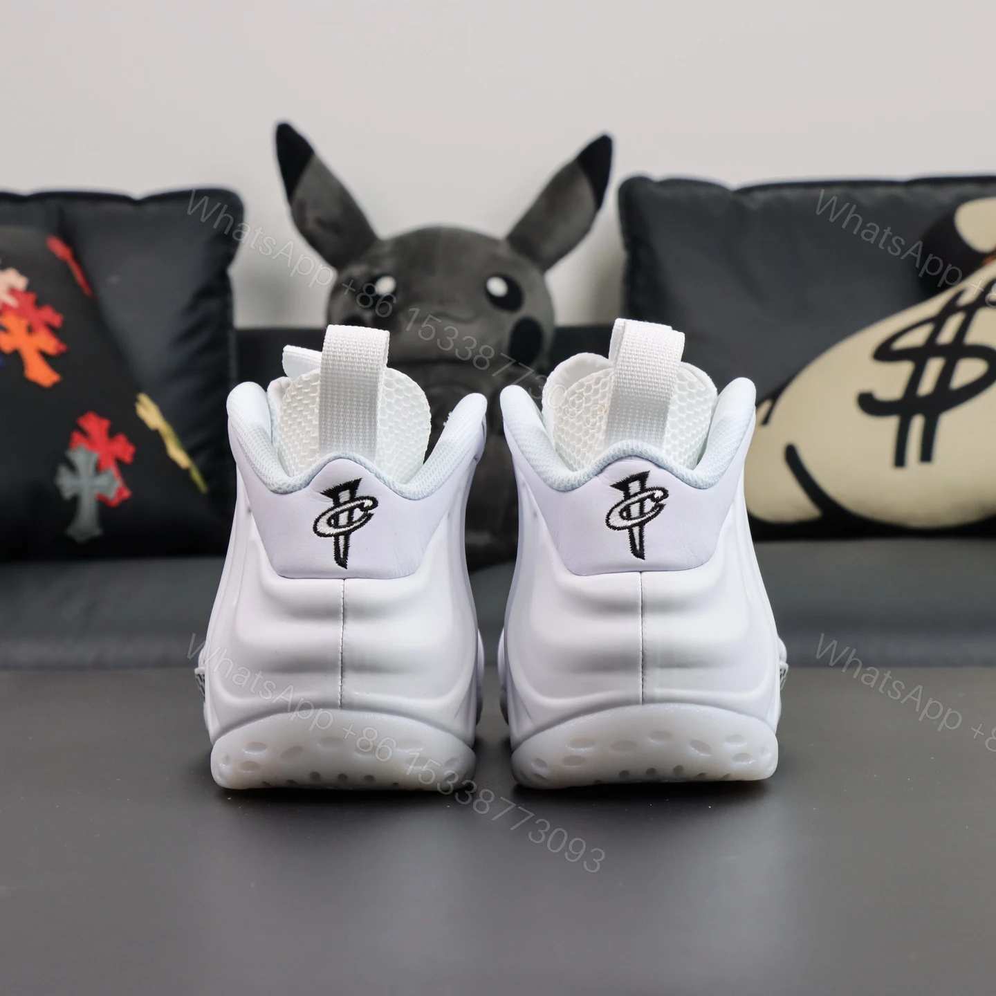 View 7 of Foamposite One “Triple White”