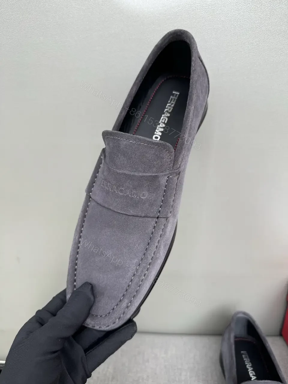 View 8 of Weathered Leather Slip-On Loafers — Refined Everyday Luxury