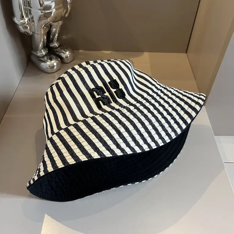 View 8 of Black Cotton-Twill Bucket Hat: Subtle Logo, Everyday Luxe