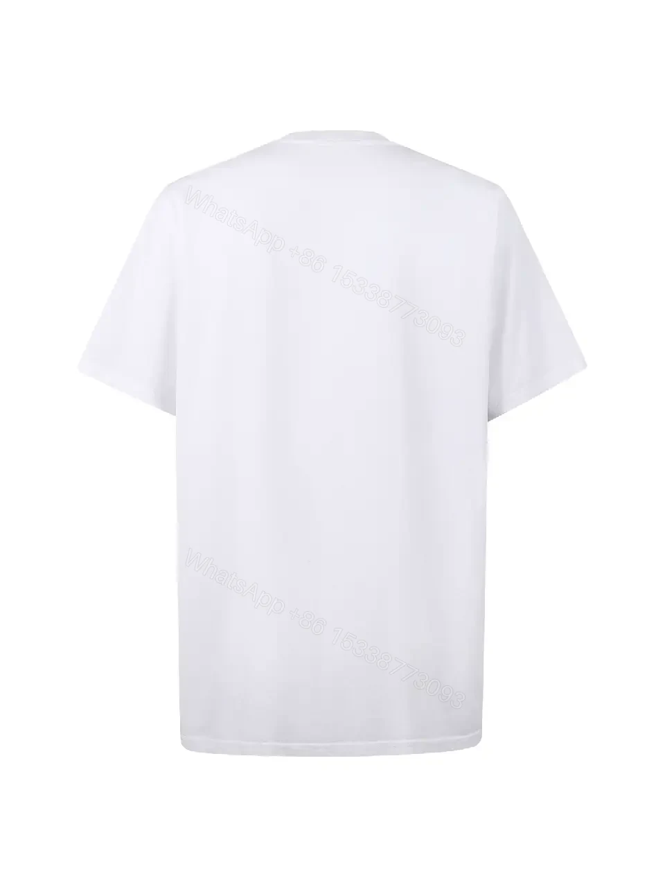 View 5 of White Cotton Tee Crest – Modern Luxe, Subtle Branding, Tee