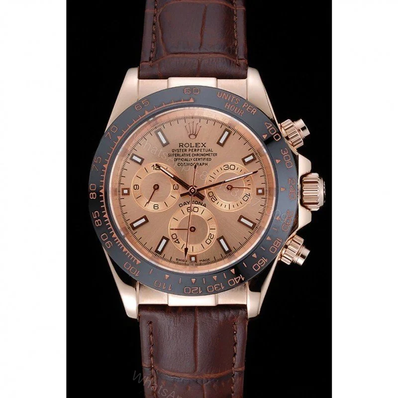 View 2 of Replica Rolex Daytona Rose-Gold Dial 1454243