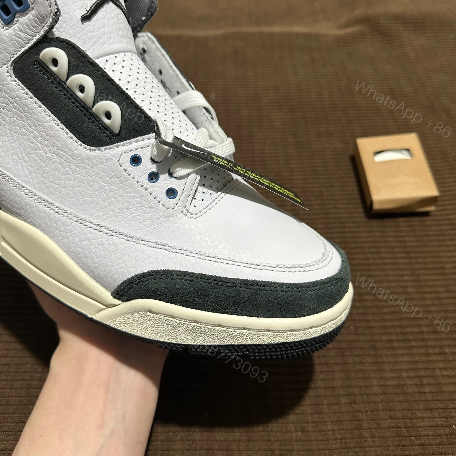 View 3 of Jordan 3 Retro OG SP A Ma Maniére Diffused Blue