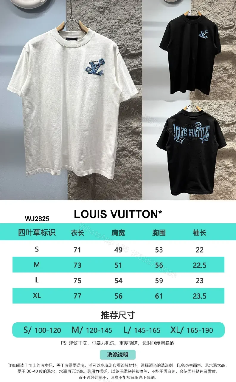 View 9 of Embroidered Monogram Black Tee - Minimal Luxe Crewneck