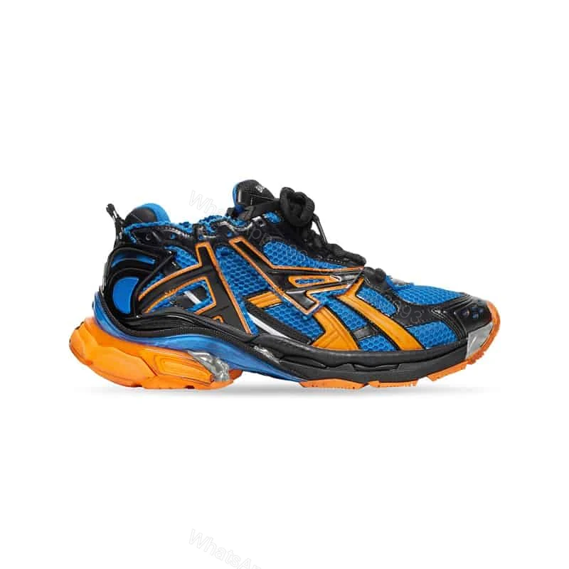 BALENCIAGA MEN’S RUNNER TRAINERS IN BLUE – BB206 — view 1