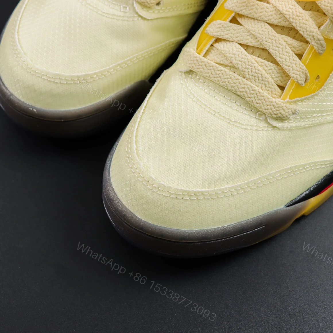 View 4 of Air Jordan 5 Retro Off White Sail Reps