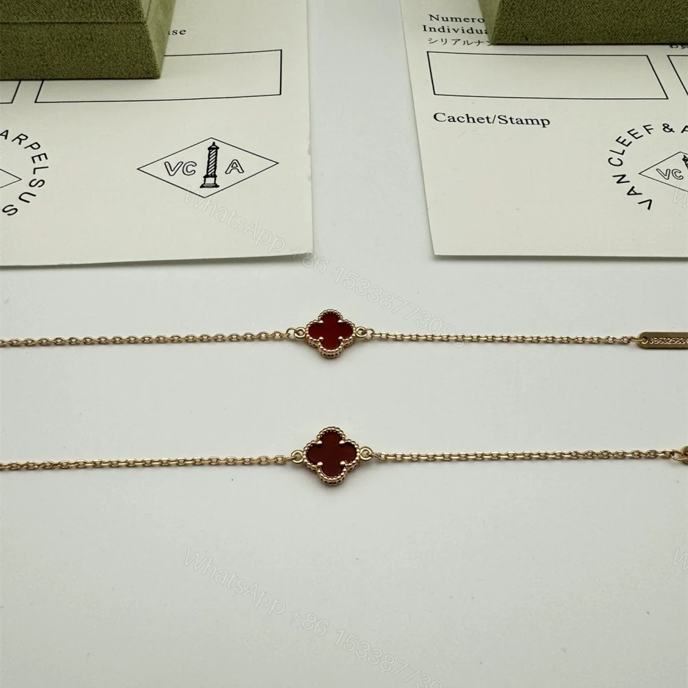 View 5 of 高仿首飾VanCleef&Arpels*RN59K00單花玫瑰金手鏈