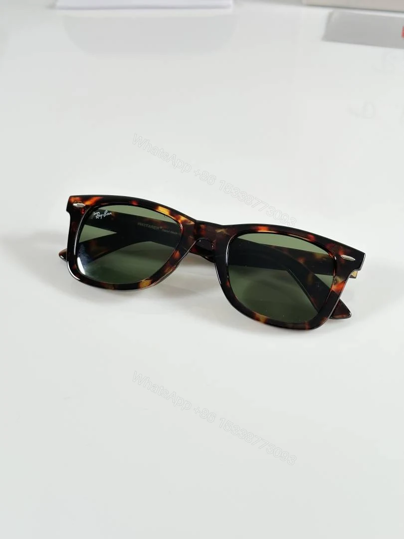 View 3 of First Copy Ray Ban 2140 Tiger Green Luxury Designer Sunglasses UV Protected Premium Eyewear