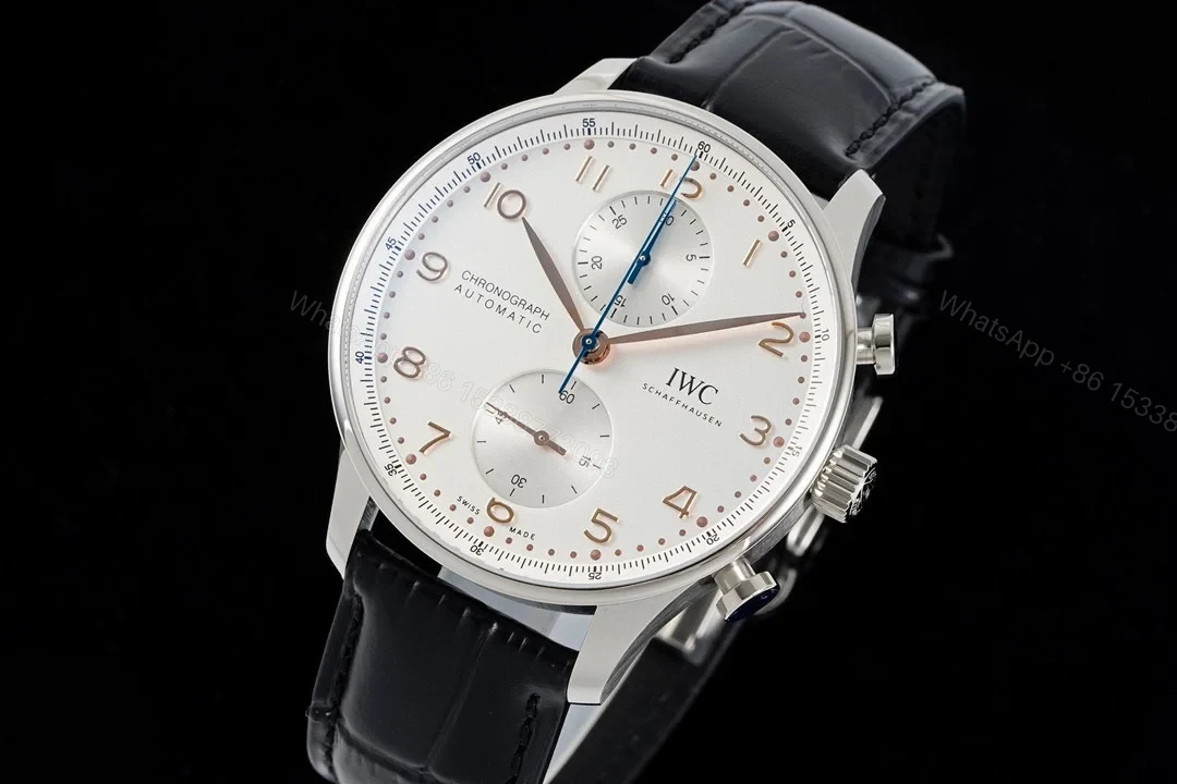 View 2 of IWC Portuguese Chrono-Automatic Stainless Steel / Silver IW3714-01