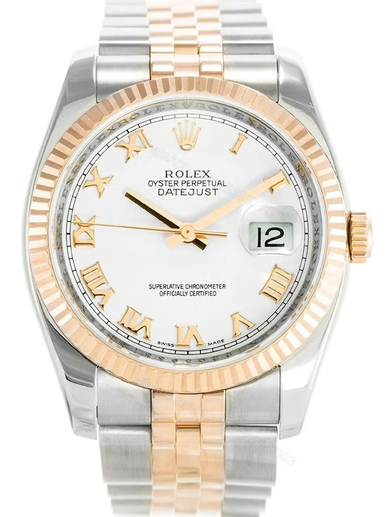 Replica Rolex Datejust White Dial 116231 36 mm — view 1