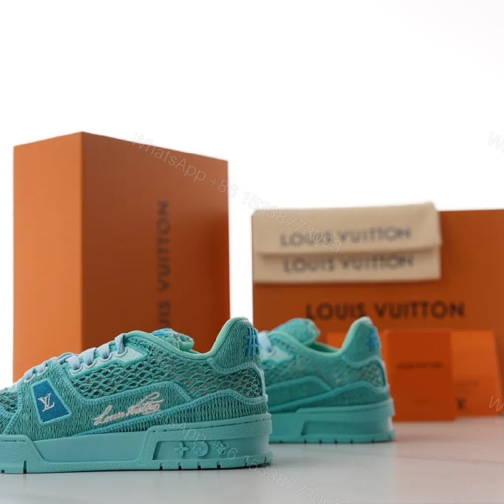 View 3 of Turquoise Knit High-Tops: Lightweight, All-Day Comfort Sneakers