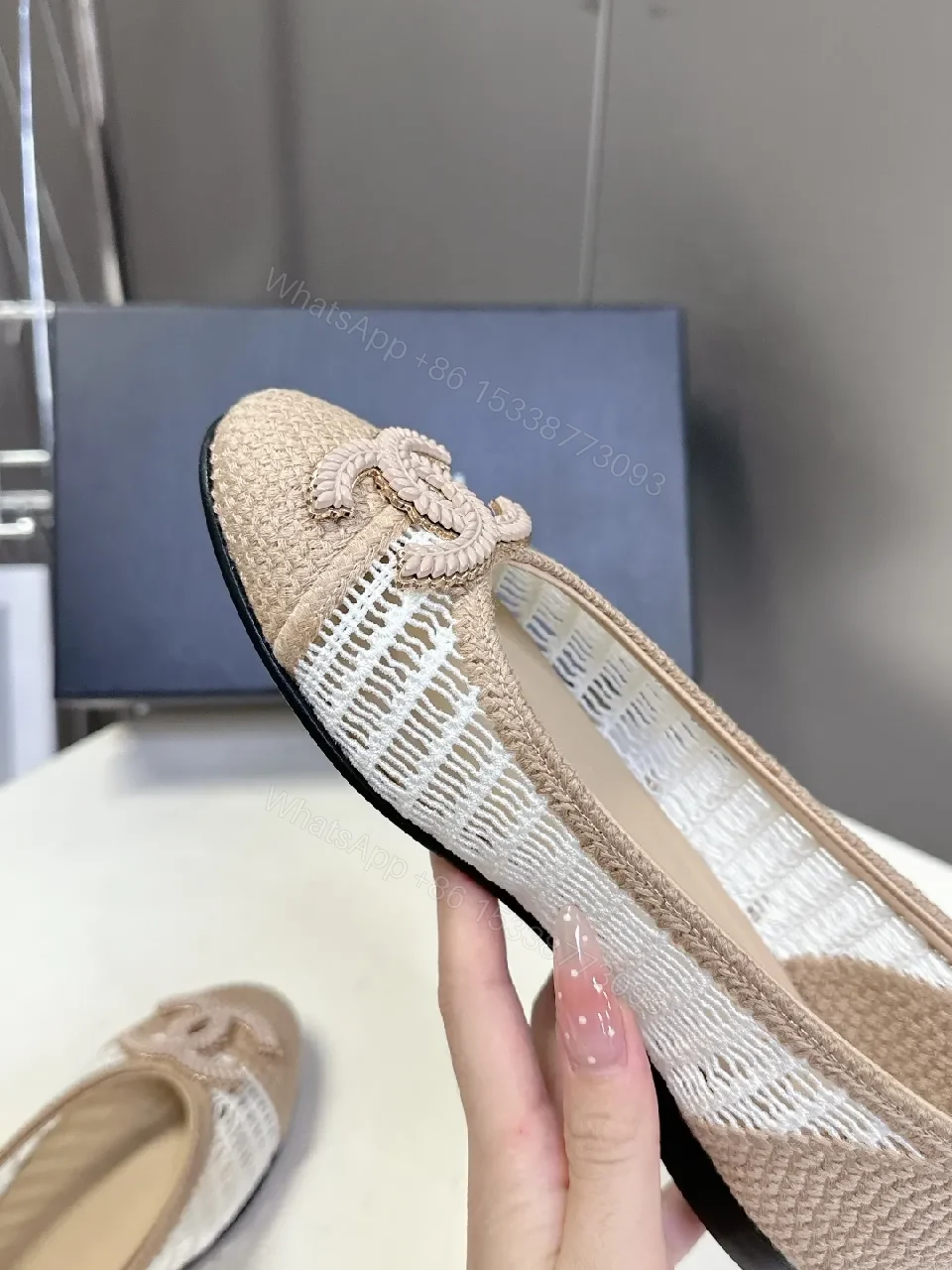View 4 of Knit Espadrille Slip-Ons: Subtle Texture, Elevated Comfort