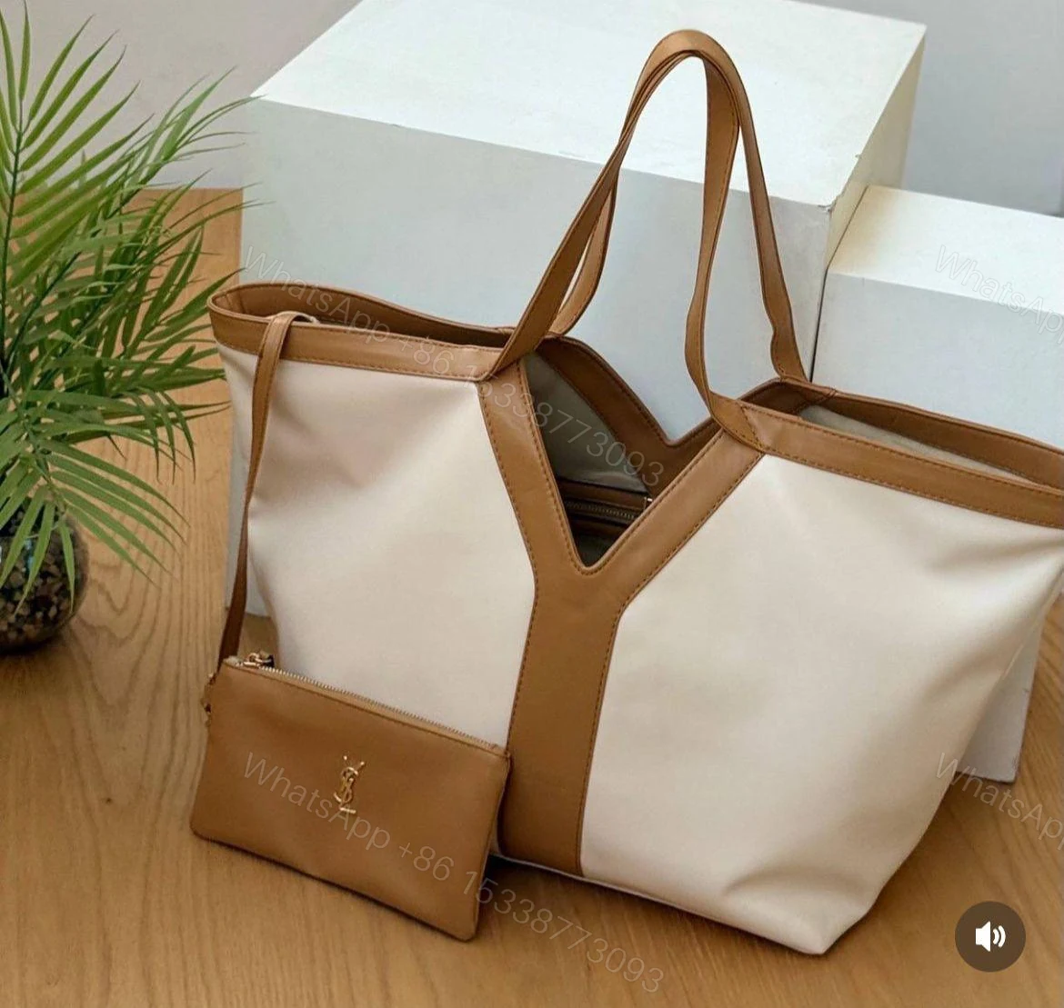 View 2 of FIRST COPY YSL Y LARGE TOTE BAG For ladies