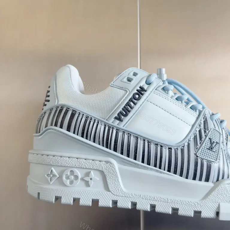 View 7 of Refined LV-Inspired Luxury Sneakers: Elevated Comfort