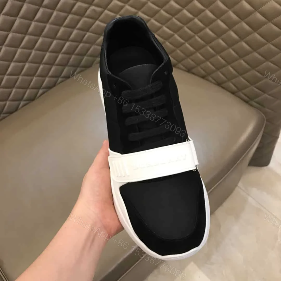 View 7 of BURBERRY SUEDE AND NEOPRENE HIGH-TOP SNEAKERS – BBR20