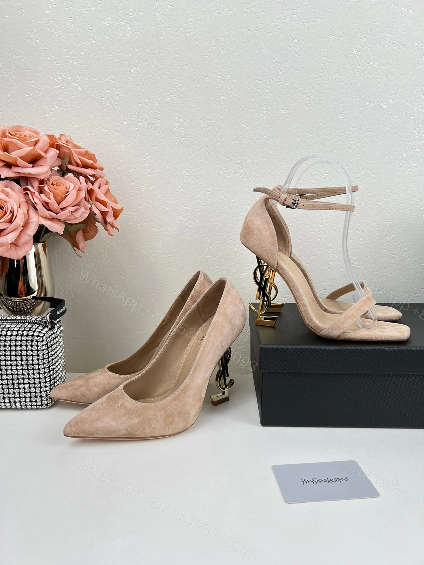 View 2 of Designer YSL High Heel Shoes 010