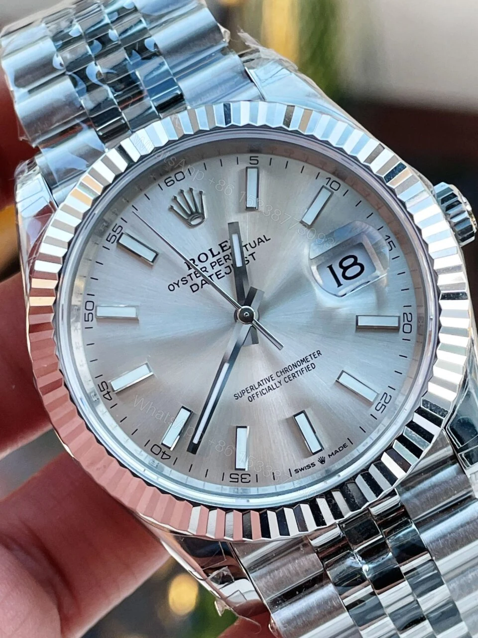 View 7 of VS Factory 1:1 Rolex DateJust 41 SS Best Edition 904L Steel Silver Dial