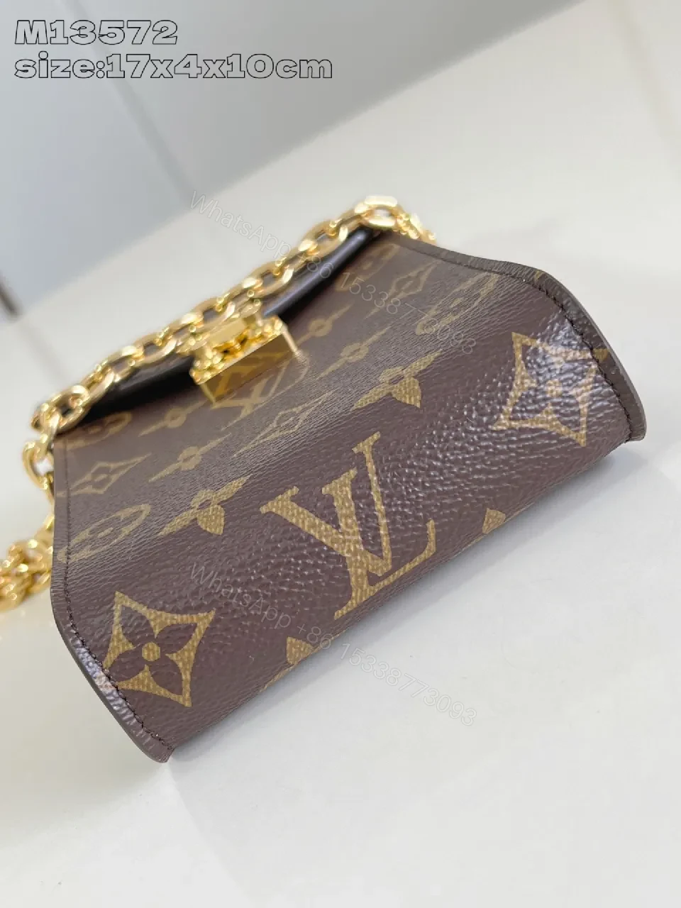 View 3 of Compact Monogram Crossbody: Luxe, Petite, All-Season Security