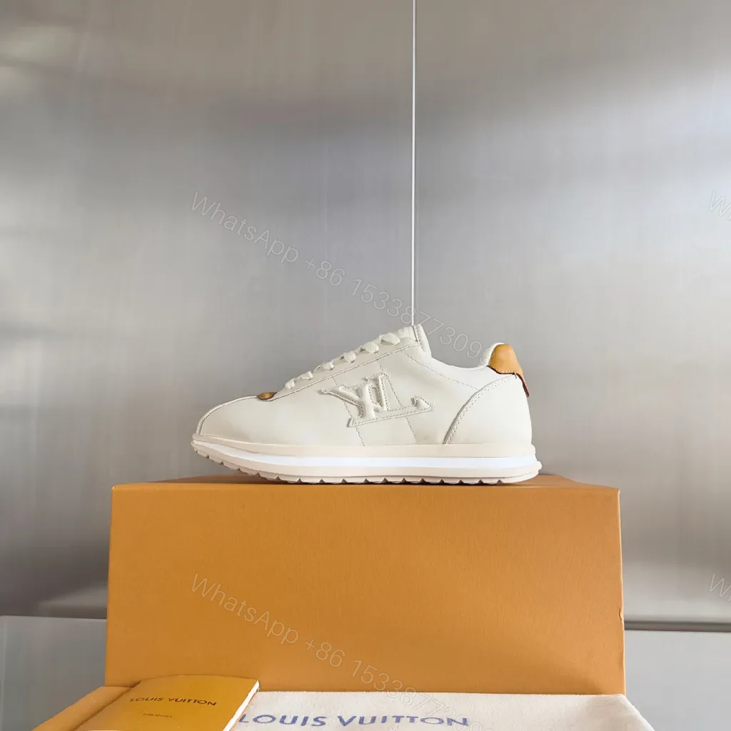 View 2 of Off-White Leather Sneakers: Premium Tan-Accented Everyday Comfort