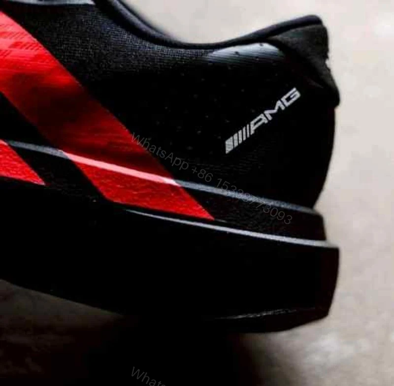 View 3 of First Copy Adidas Black Red Men’s Sneakers For Men