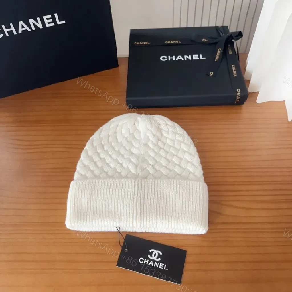 View 9 of Color-Blocked Knit Beanie with Embossed Logo, Premium Warmth, Beanie