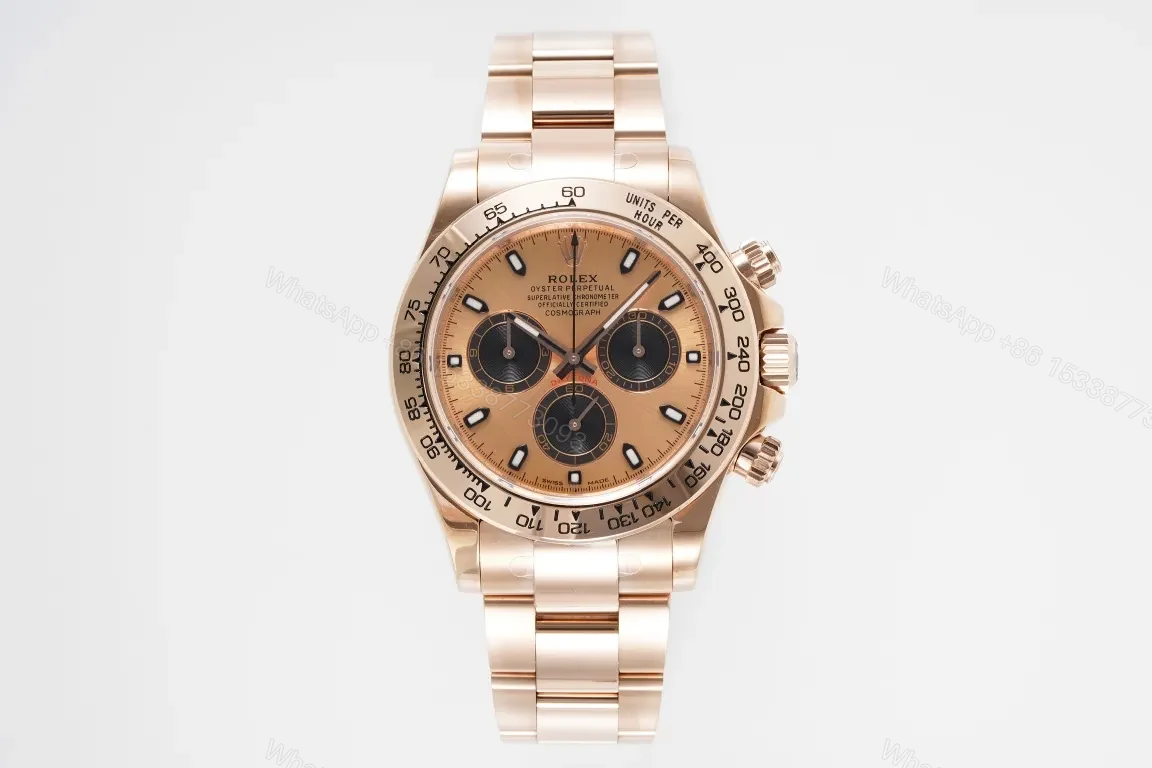 AR Factory Clean Factory KING Rolex Daytona 4130 Rose Gold Watch — view 1