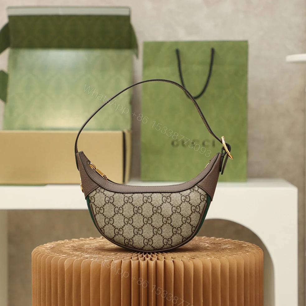 Gucci原單女款腋下包Ophidia老花月牙形小資推薦單品 — view 1