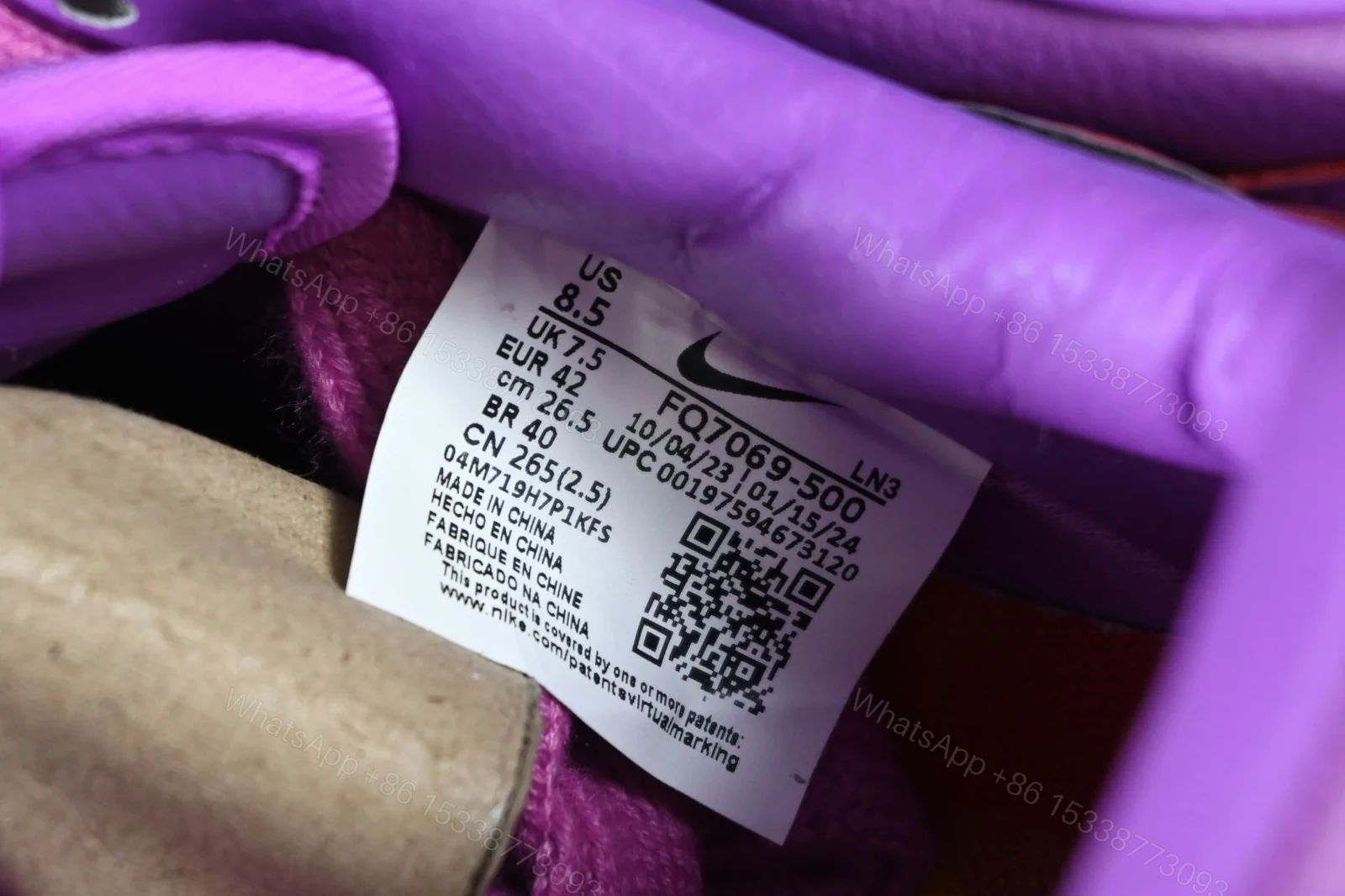 View 5 of Nike Air Force 1 Low Cactus Plant Flea Market Fuchsia Dream