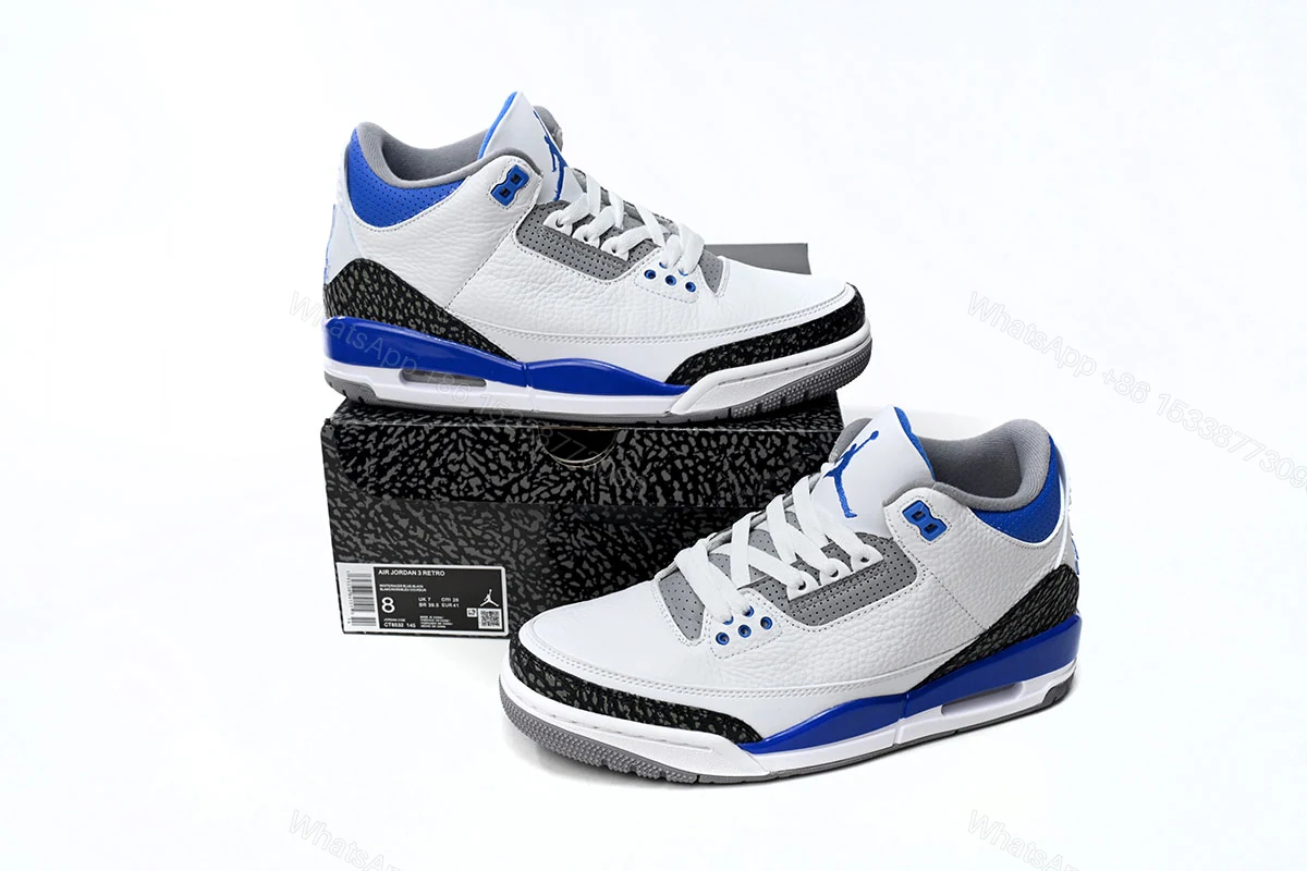 (GET)Air Jordan 3 Retro Racer Blue CT8532-145 — view 2