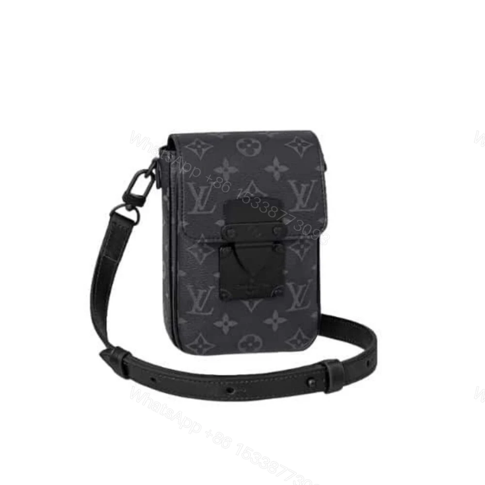 Louis Vuitton S-Lock Vertical Wearable Wallet Monogram Eclipse 19cm — view 1