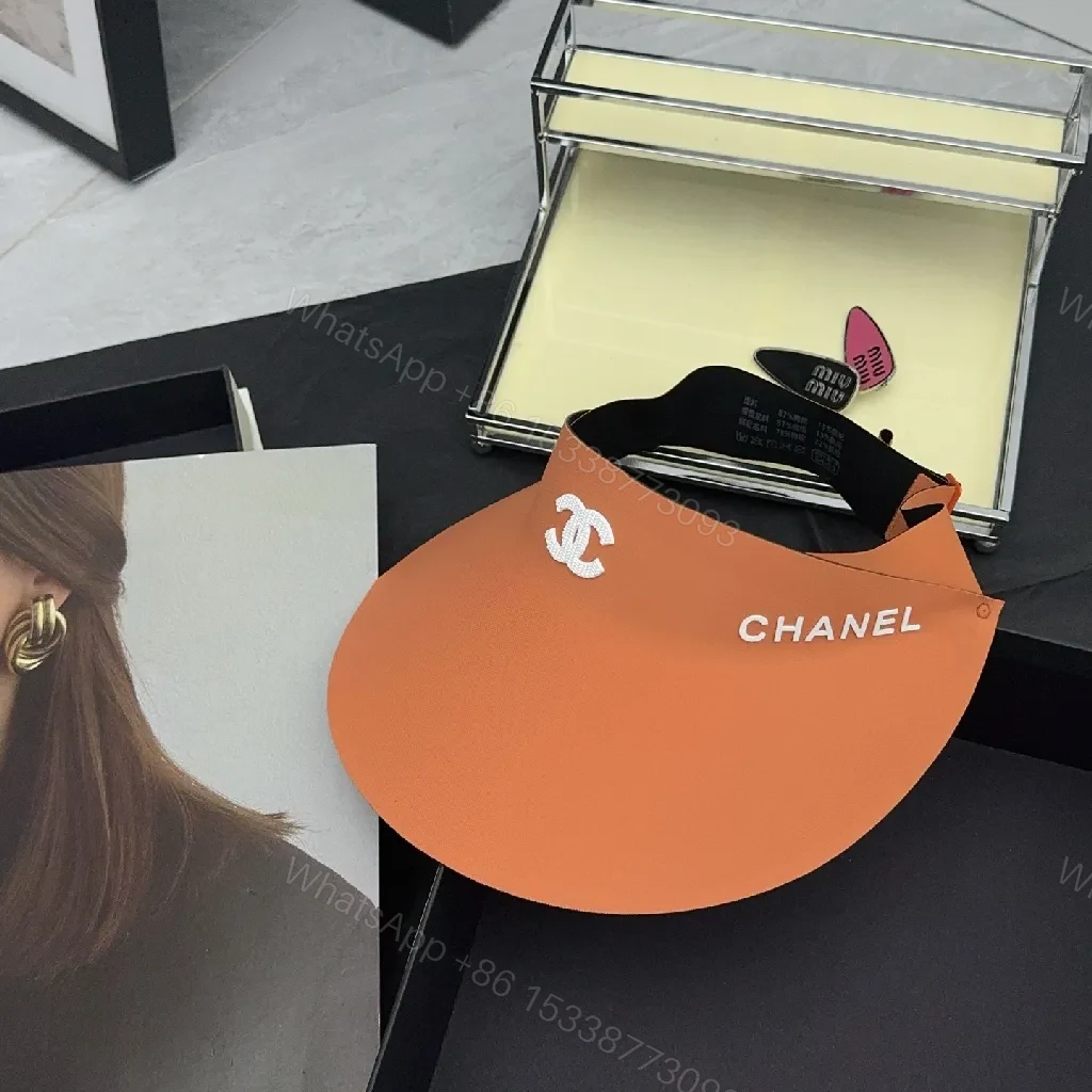 View 7 of Bold Visor Cap: Signature Chanel Accent, All-Season Comfort