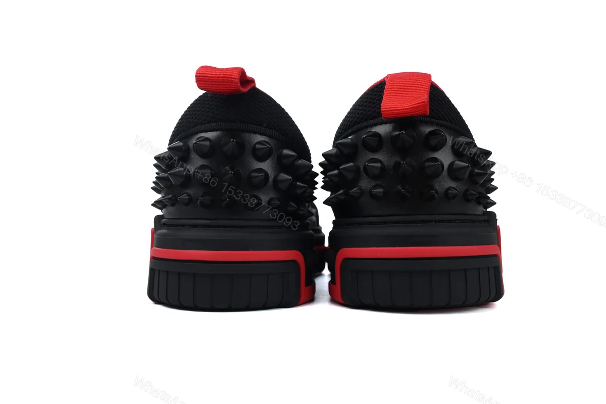 View 4 of Christian Louboutin Astroloubi 'Black Red' 3230886H358