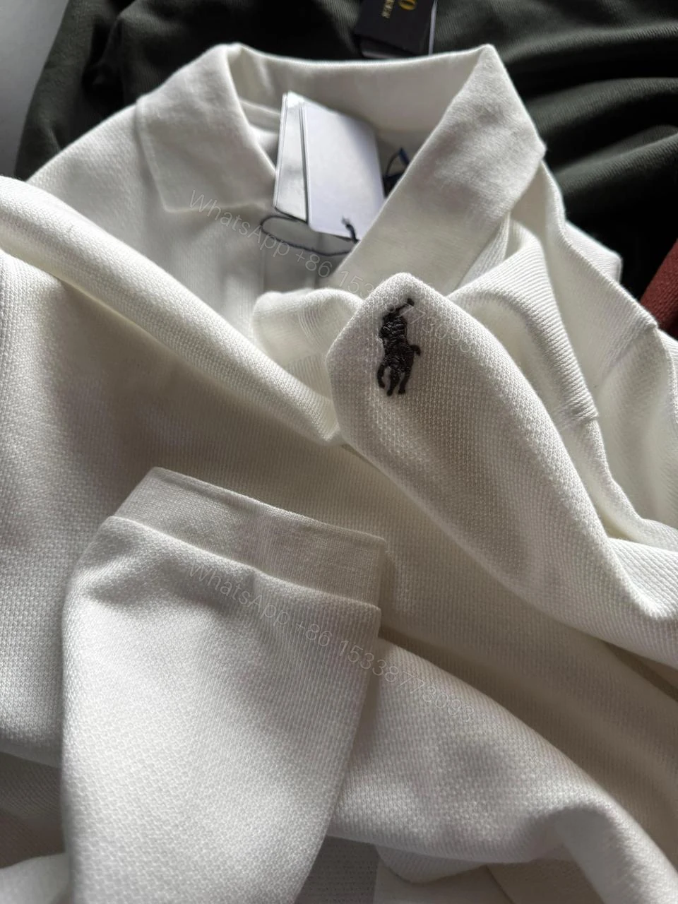 View 7 of FIRST COPY RALPH LAUREN IMPORTED FULL SLEEVES POLO TEES