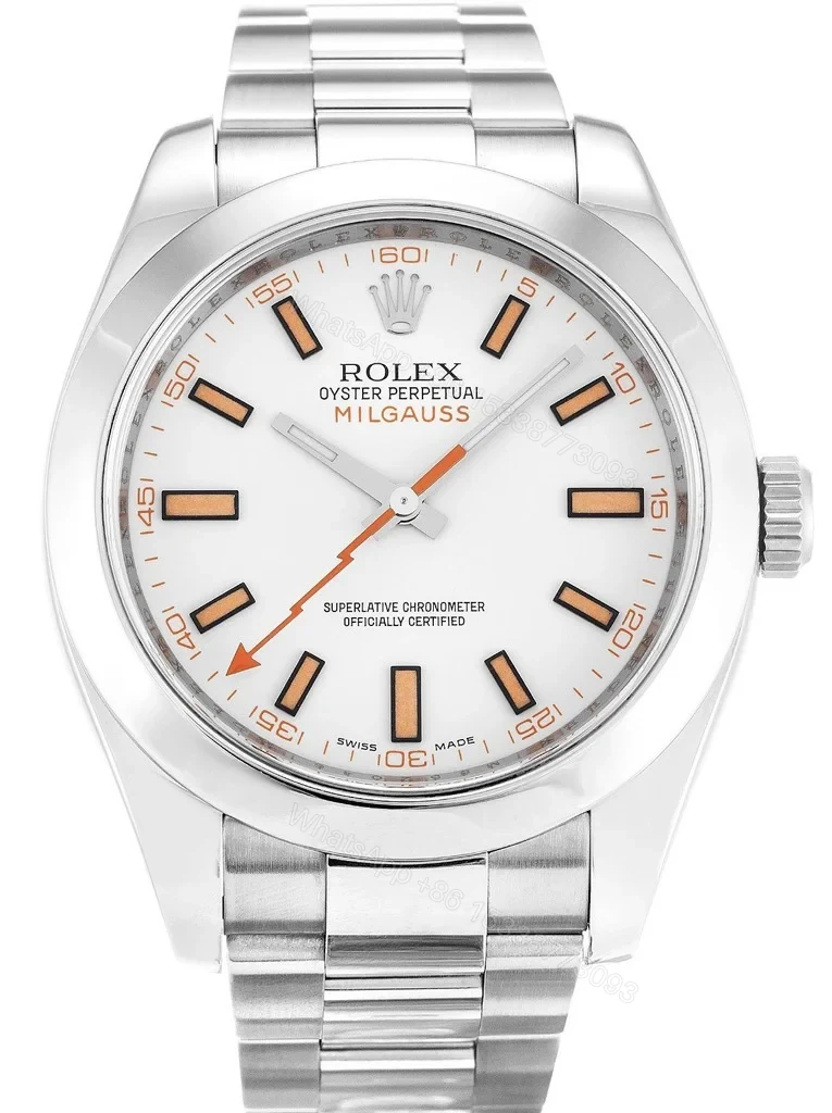 Replica Rolex Milgauss White Dial 116400 — view 1