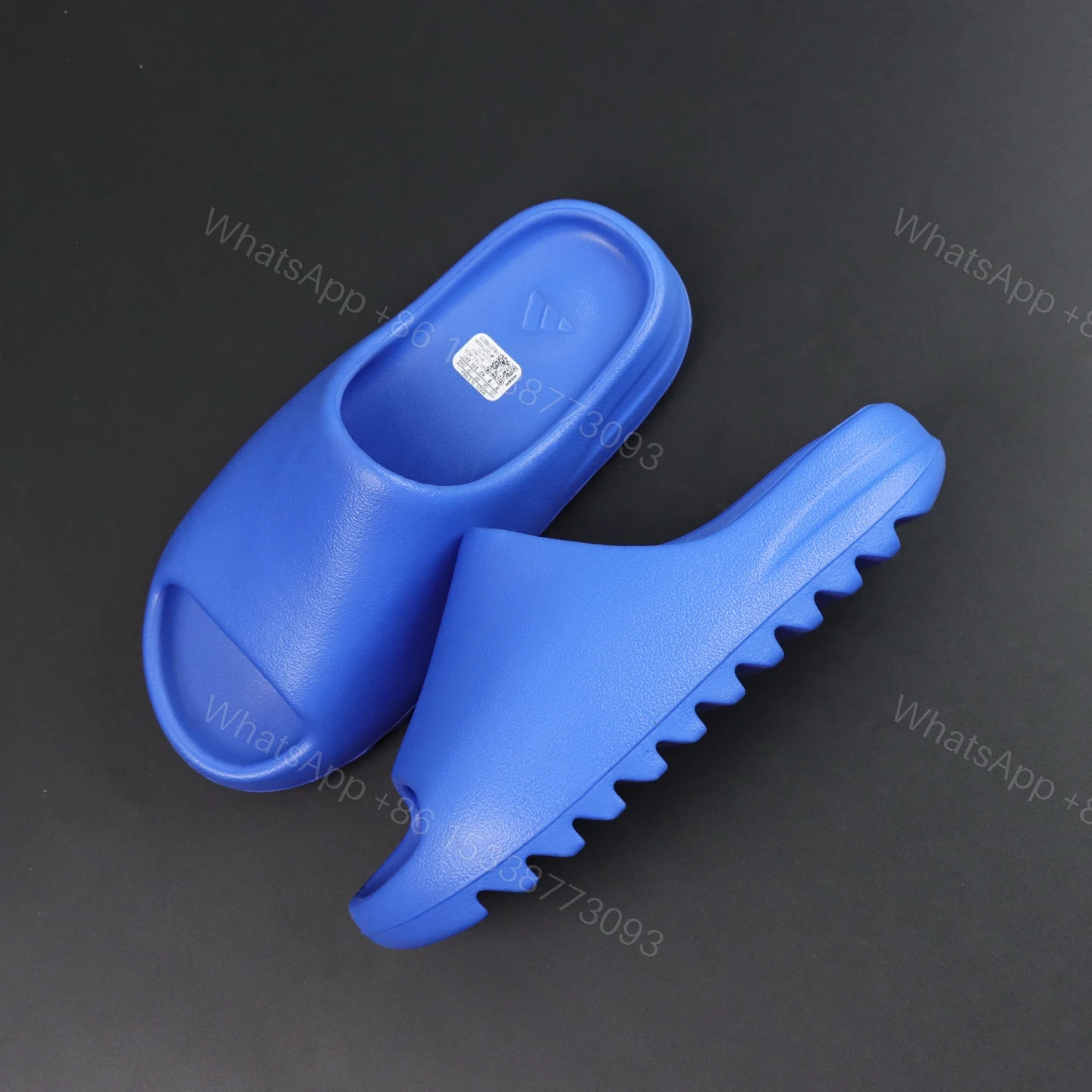 View 8 of UA Yeezy Slide “Azure” Blue Reps