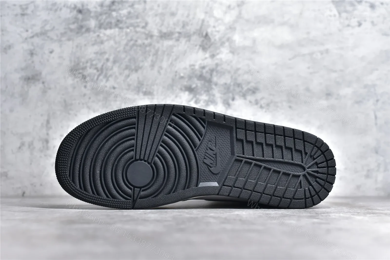 View 8 of Air Jordan 1 Retro High “Washed Black” Reps