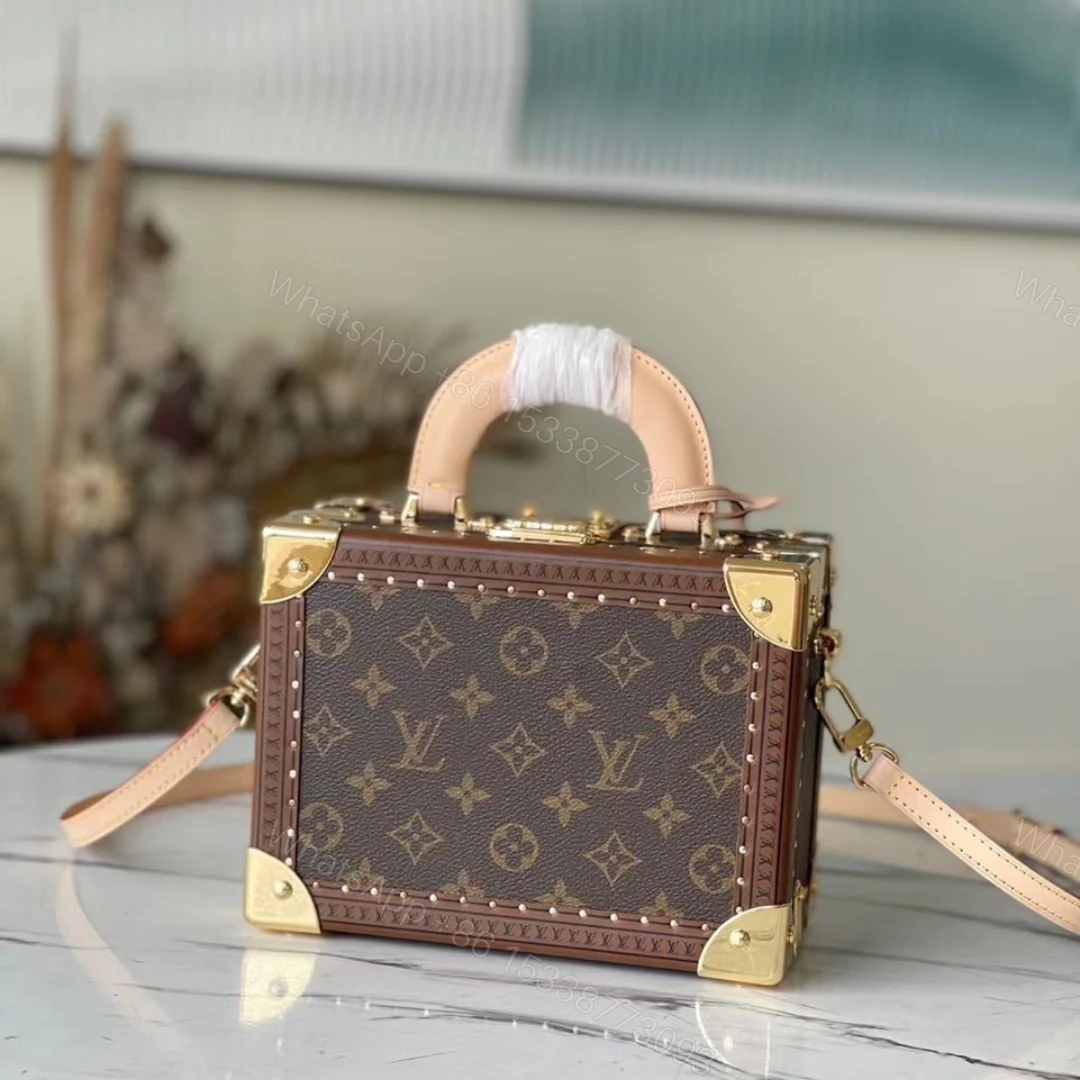 Louis Vuitton LV Valisette Tresor Monogram Handbags 22.5×14.5×11.5cm — view 1
