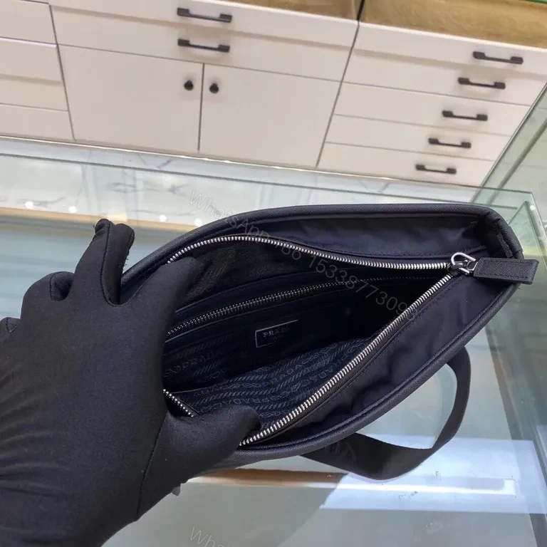 View 2 of Water-Res nylon Crossbody: Prada-Inspired, Quiet Luxury Bag