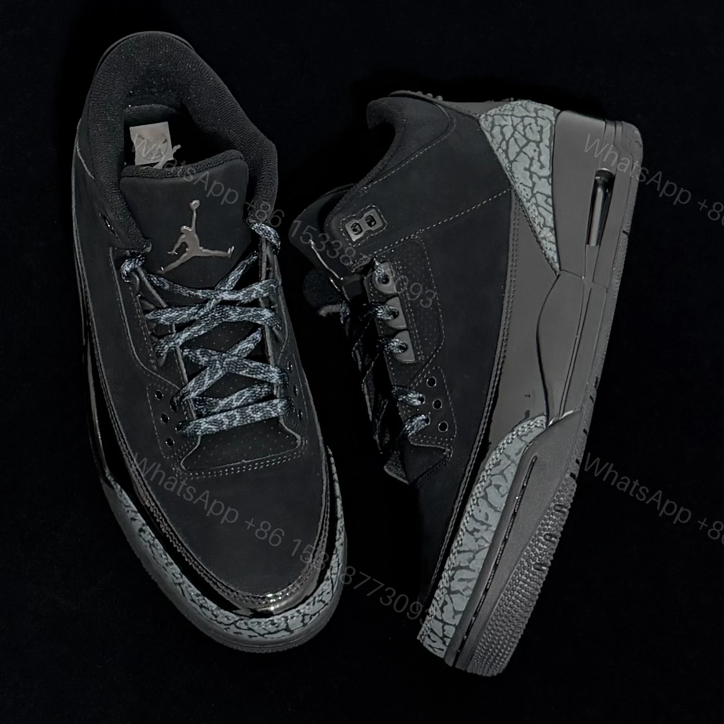 View 8 of AIR JORDAN 3 RETRO Black Cat Reps