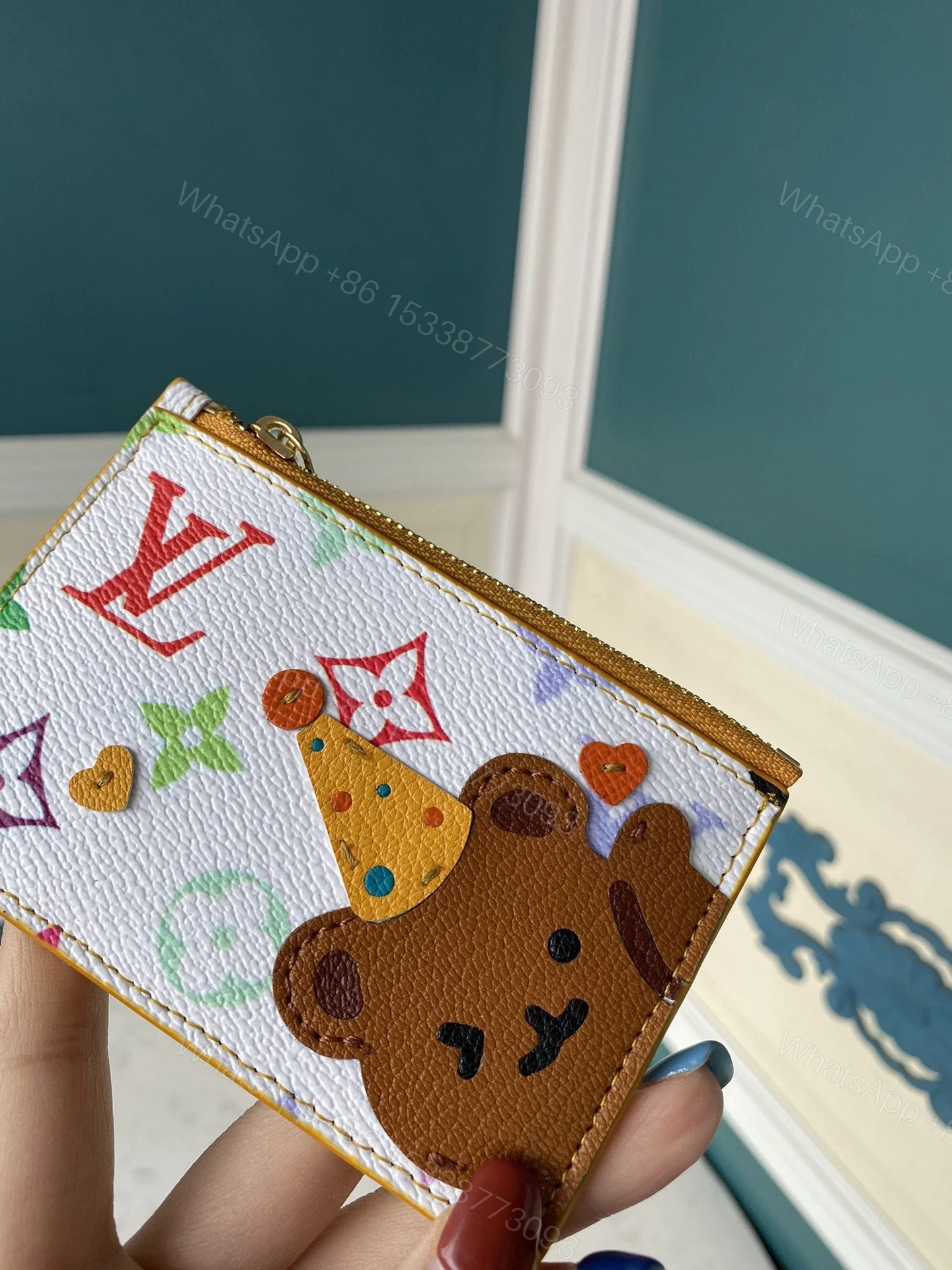View 8 of Louis Vuitton Happy Bear Coin & Card Holder