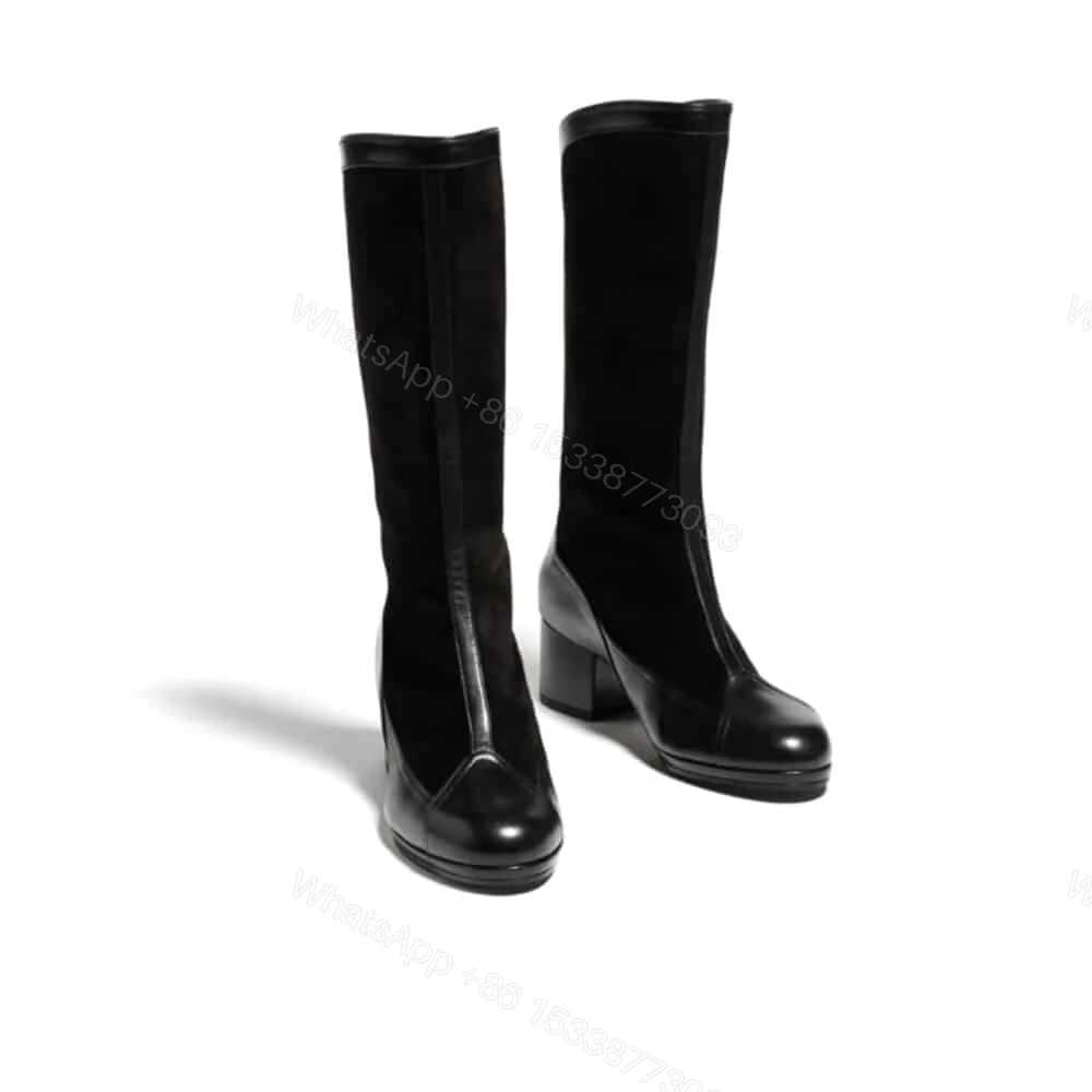 View 9 of CHANEL MÉTIERS DART HIGH BOOTS BLACK G46591 B21102 94305
