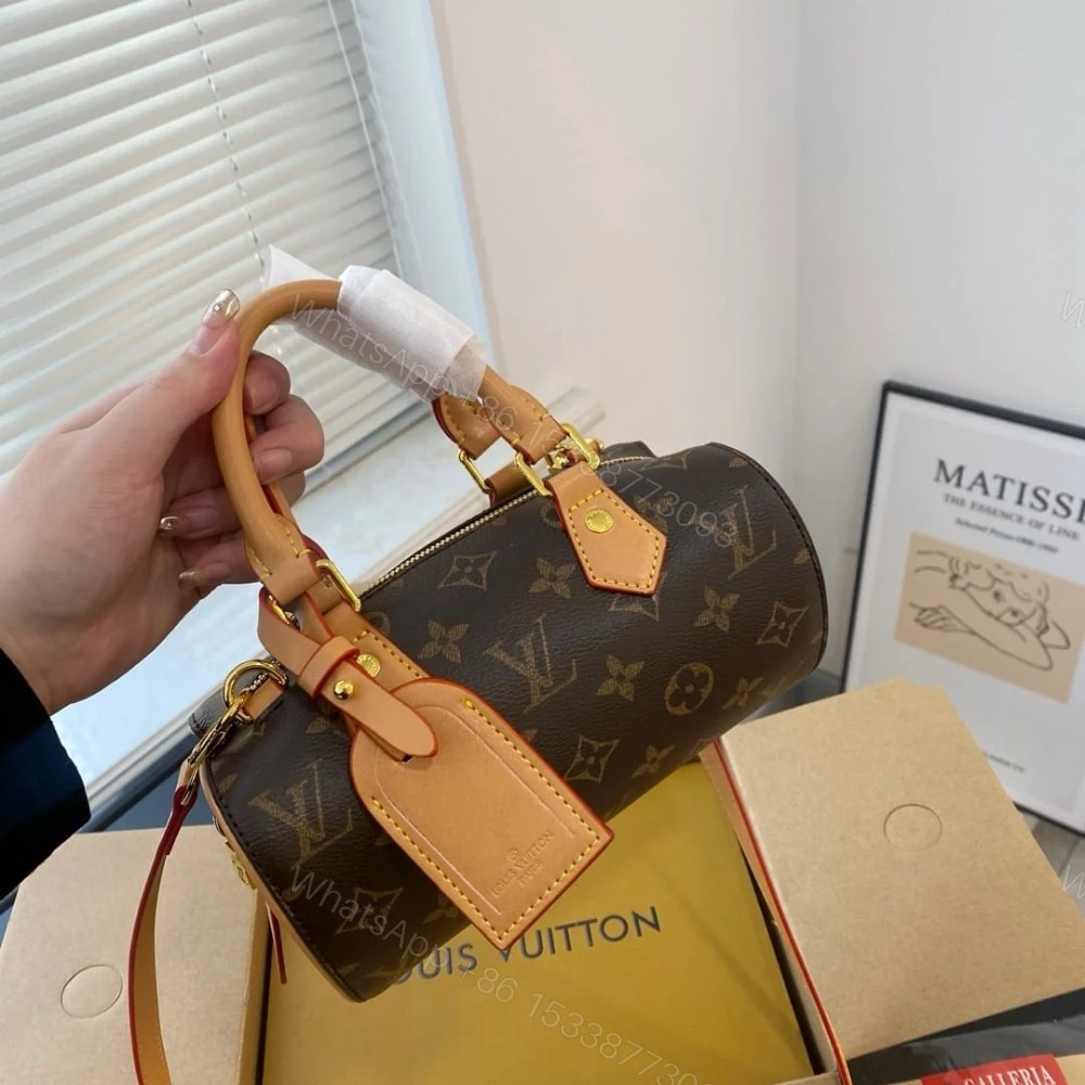 View 2 of Louis Vuitton Speedy Dating Nano Bag Monogram Brown 20Cm M13226
