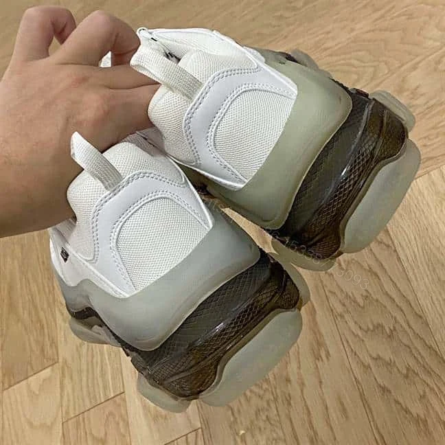 View 9 of BALENCIAGA MEN’S TRIPLE S SNEAKER CLEAR SOLE – BB192