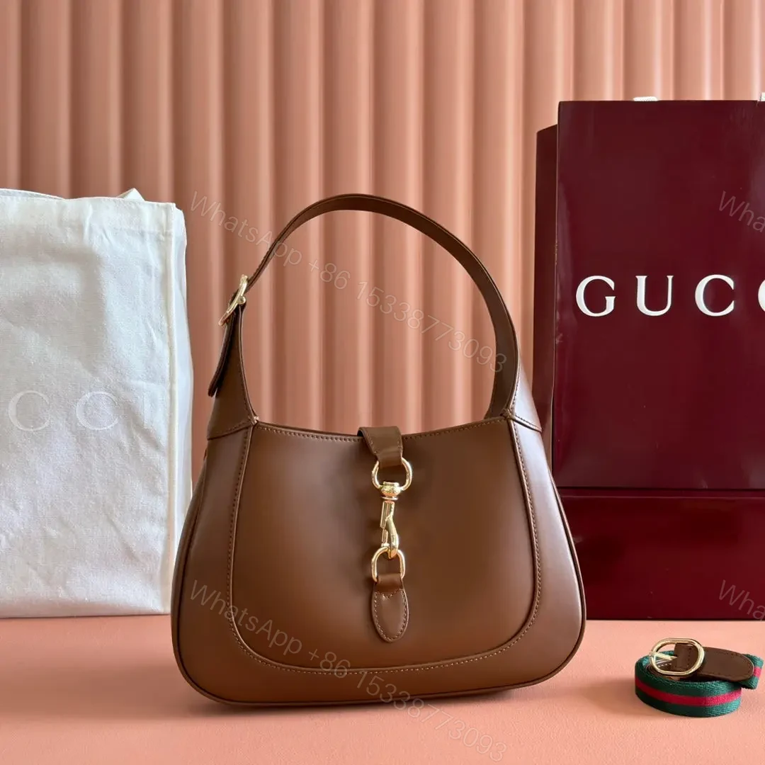 Jackie Small Shoulder Bag Brown Leathe — view 1