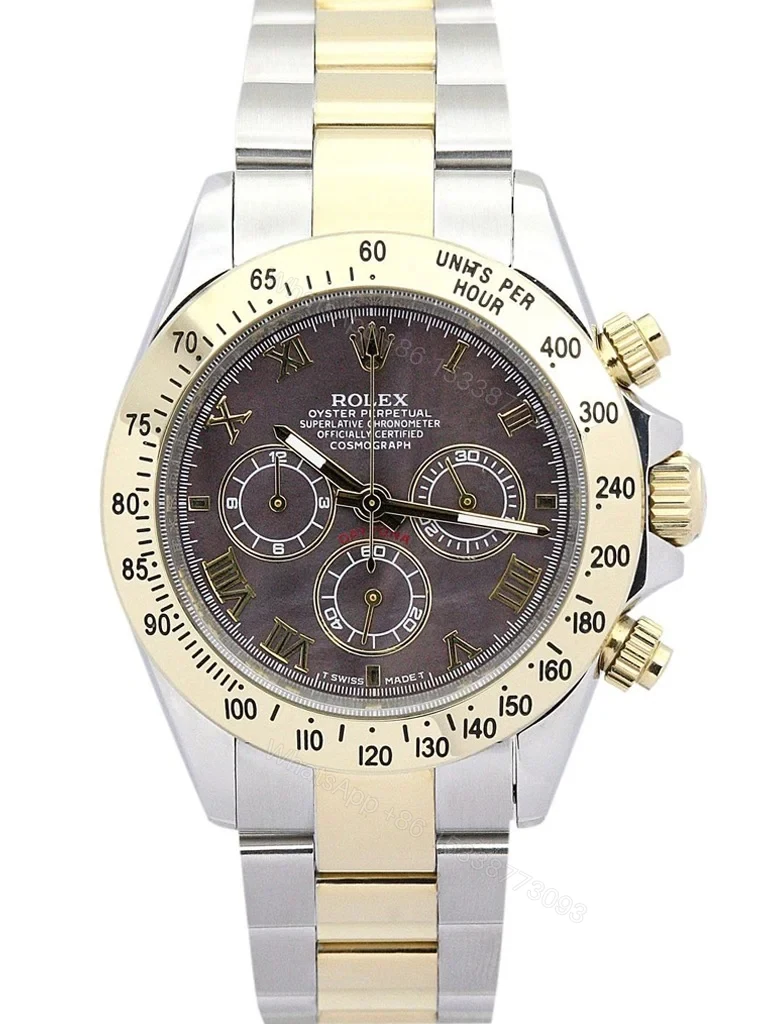 Replica Rolex Daytona Dark brown Dial 116523 — view 1