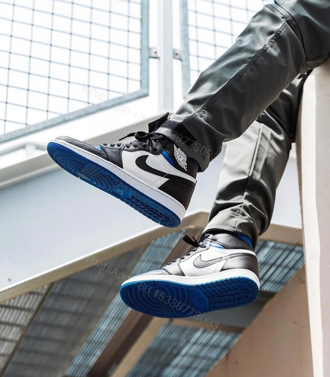 View 4 of First Copy Nike Air Jordan 1 Retro High OG “Royal Toe”