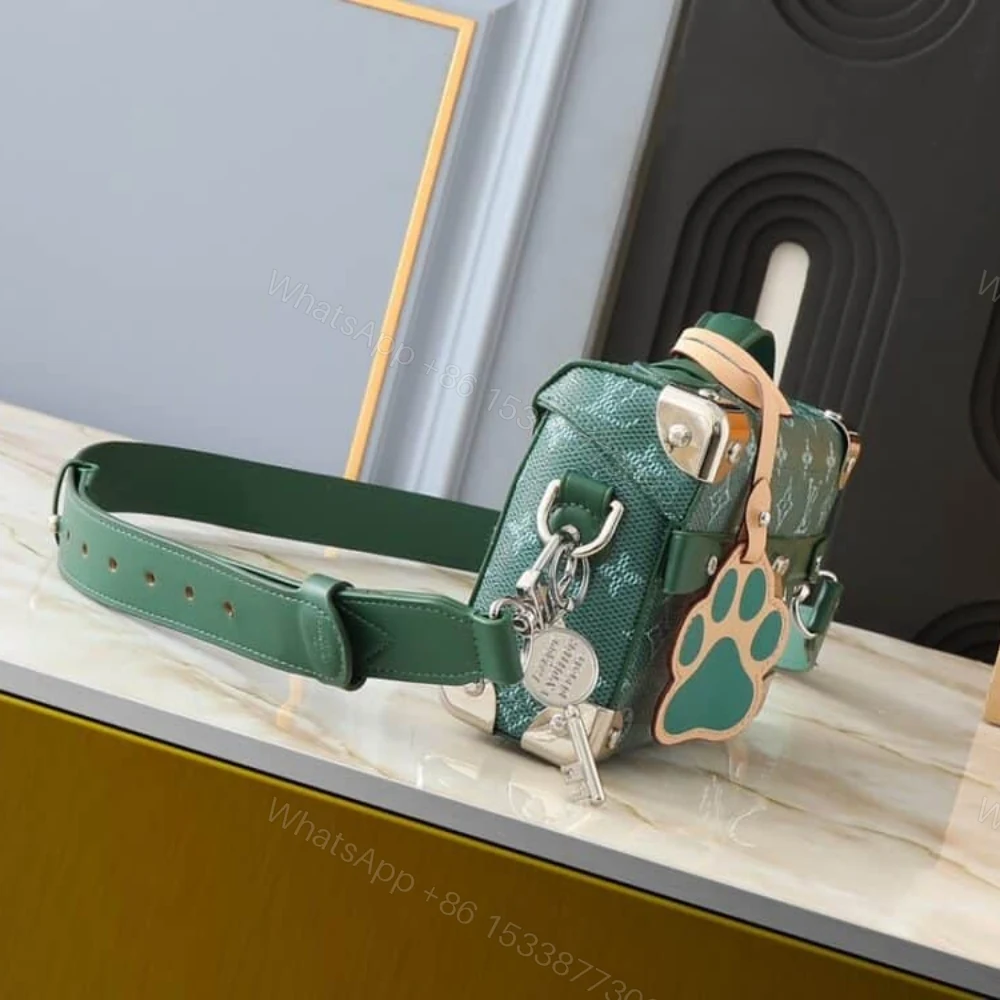 View 3 of Louis Vuitton Soul Trunk Bag Green 19Cm M12686