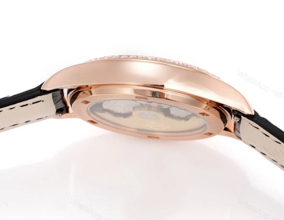View 7 of Patek Philippe Calatrava 5127 Classic Thin Dress Watch 37mm Leather Strap Edition PP-5127-GR-CLASSIC-37