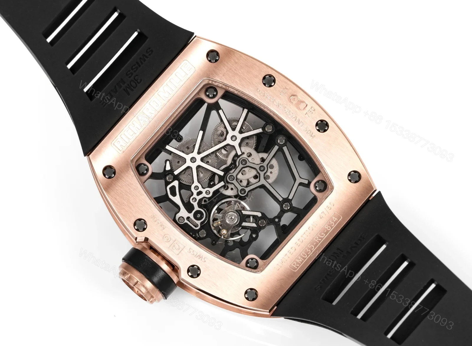 View 8 of Richard Mille RM035 Big Bull RMUL1 NTPT Carbon Fiber RM035-BIGBULL-RMUL1-NTPT-VELCRO
