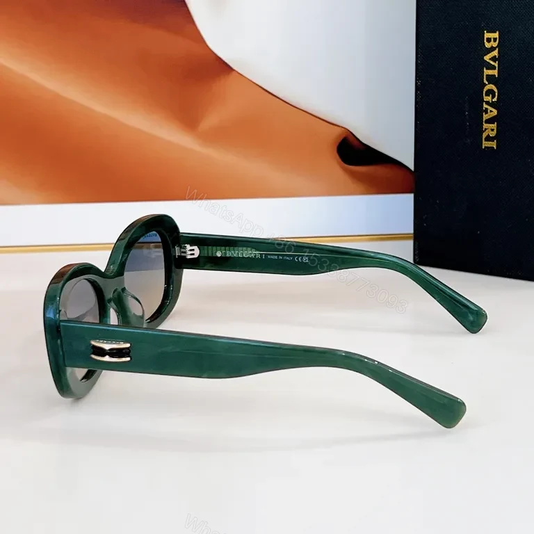 View 9 of Bold Luxe Oversized Sunglasses: Acetate, BVLGARI Detailing