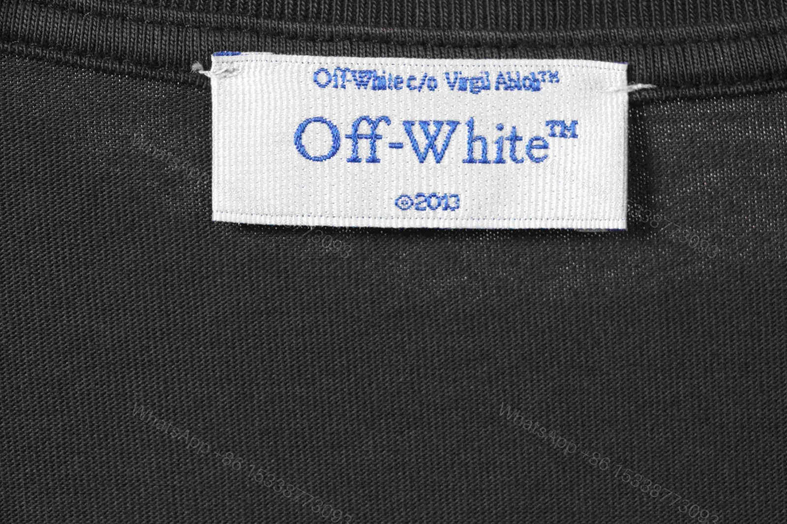 View 9 of Off-White C/O Virgil Abloh Crackled Print T-Shirt
